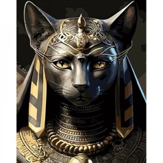 Картина по номерам Могучий Баст 40х50