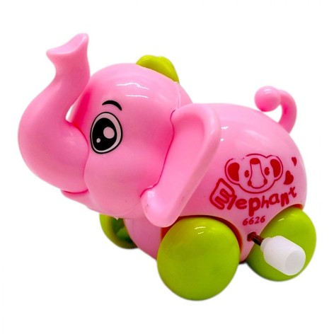 Заводная игрушка "Слоник" (Розовый), цвета в ассортименте
