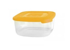 Контейнер для пищевых продуктов 500мл квадратный по 2шт в уп. //