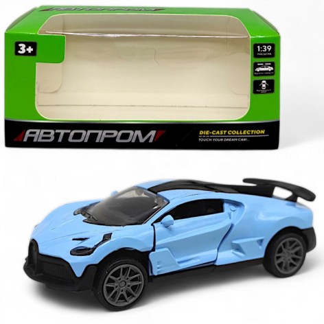 Машина "Автопром. Bugatti Divo" блакитна