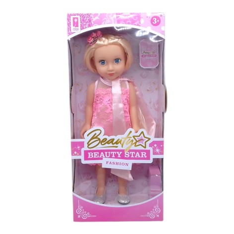 Кукла Страна игрушек "Beauty Star" 42 см розовая
