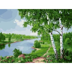 Розпис за номерами Берези біля річки