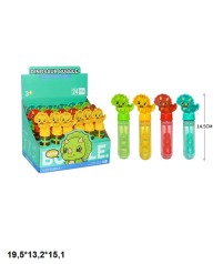 Мильні бульбашки 35мл 2203 динозавр 4кол. /18/432/24шт.в кор.19,5*13,2*15,1