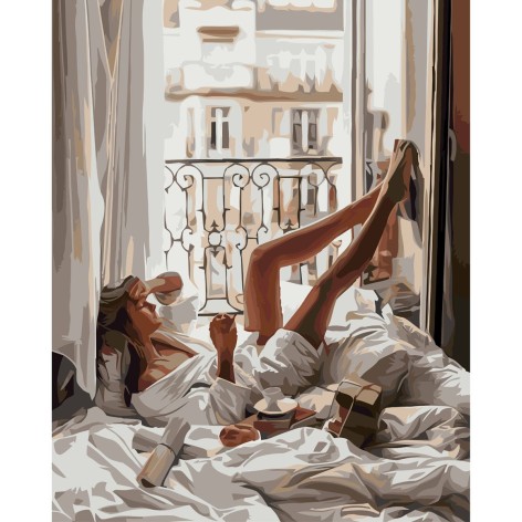 Картина по номерах 0113 ОРТ кол. Дівчина у м