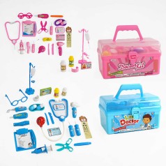 Набір лікаря 2 види, у валізі 13*25,5*13,5 см 