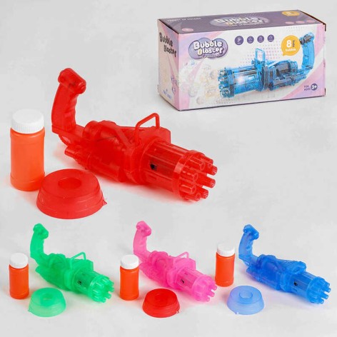 Установка с мыльными пузырями 4 цвета, подсветка, 19,5х9,5 см, в кор. 