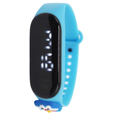 Сенсорные электронные часы (голубой)