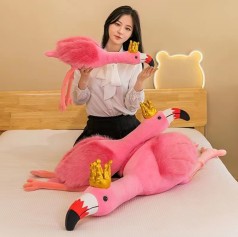 Мягкая игрушка обнимашка Фламинго 70см