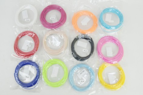 Запаска до 3D ручки BT-D-2331 матеріал PLA 1,75мм (20 кольорів по 10м) /30/