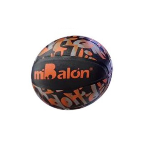 Мʼяч баскетбольний "MiBalon" гумовий, розмір 7 (ПОМАРАНЧЕВИЙ)
