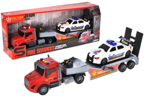 Машина евакуатор інерційна озвучена, зі світлом, в кор.52,5x12,5x18 см YG Toys /18/