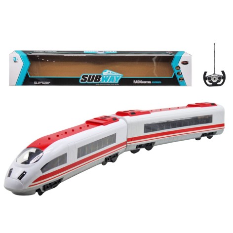 Поезд на радиоуправлении "Subway", красный