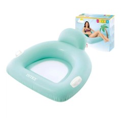 Надувний плотик в коробці 114x107 см (БЛАКИТНИЙ)