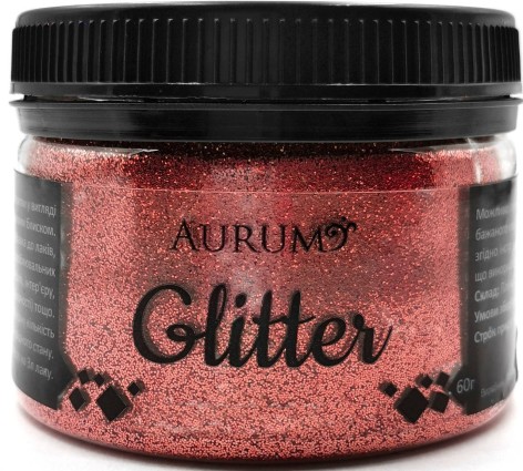 Декоративные блестки Глитер Riviera Blanca Aurum "Glitter" бронзовый 60 г (GT-02)