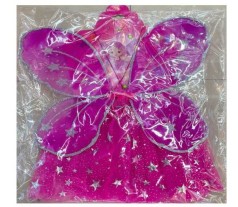 Крылья юбка, волшебная палочка, обруч, высота крыльев на резинках 40см, п/е 