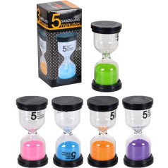 Песочные часы на 5 мин. стекло 4,5*9,5см X2-04