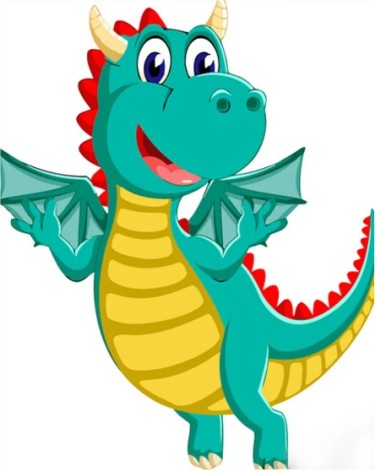 Набор для росписи по номерам Дракончик Strateg размером 30х40 см (SS6697)