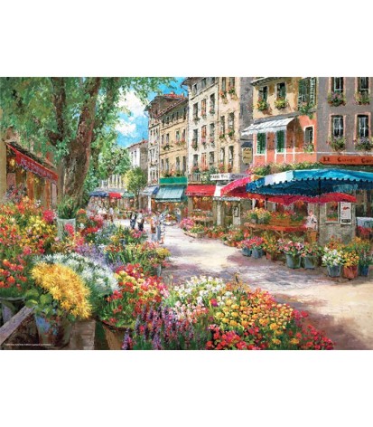 Пазли Anatolian 3106, Квітковий ринок у Парижі, 1000 елементів