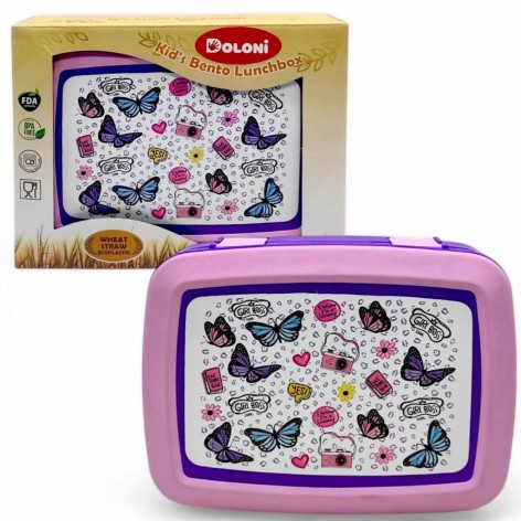 Ланч-бокс Doloni "01550/01" біопластик 3 секції (фіолетовий)