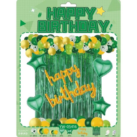 Набор воздушных шаров 58шт для создания фотозоны - арки YW-05416 со шторкой 