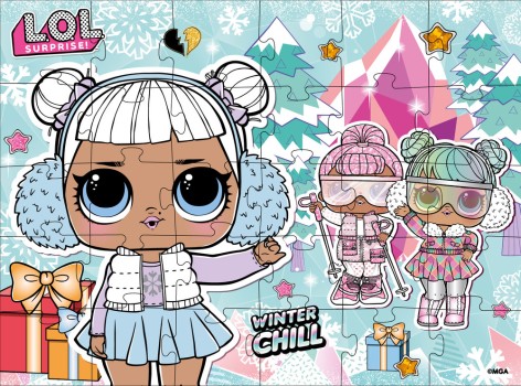 Игра-головоломка. Набор пазлов L.O.L Surprise! Winter Chill, 30 элементов