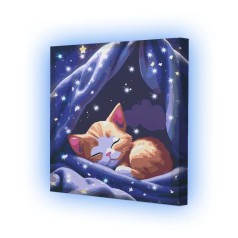 Набор для росписи 25х25 с подсветкой 