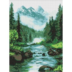 Алмазная мозаика на подрамнике Ideyka 