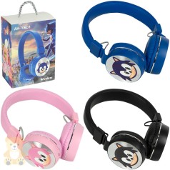 Навушники дитячі накладні Bluetooth Sonic з LED-підсвіткою та підтримкою TF-карти (AH-706D3)