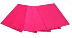 Набор ЭВА пены цветной А4, EVA-1-044, 210х297мм,1,00 мм 5 листов фуксия