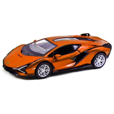 Машинка металева LAMBORGHINI SIAN FKP 37 помаранчева