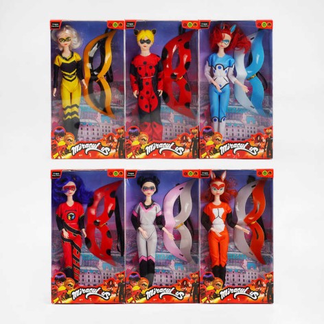 Кукла 6 видов, герой, высота 30 см, в кор., микс видов 