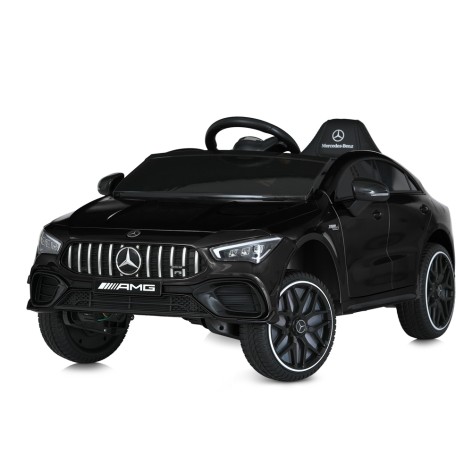 Машина M 5851EBLRS-2 (1шт) р/к 2,4G, 4*25W, 1*12V10AH, MP3, EVA, шкіра, світло,музика, фарбов.чорний