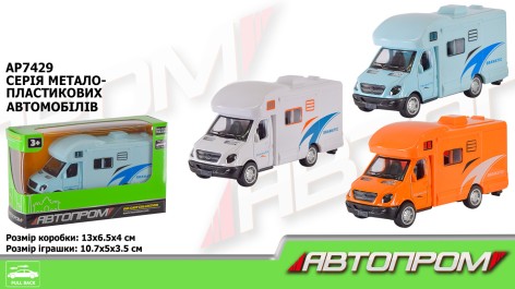 Машина металлическая АВТОПРОМ кор.14,5*6*7см 