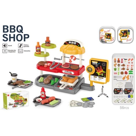 Ігровий набір MIC "Гриль" 56 елементів звукові ефекти (668-145)