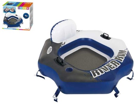 Надувний плотик Intex для плавання, розмір 130х126 см 58854