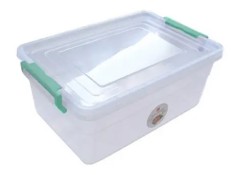 Контейнер для пищевых продуктов 8.0 л прямоугольный с зацепами (Берлускони).