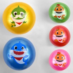 Мяч резиновый 5 цветов, размер 9