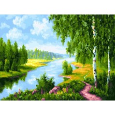 Роспись по номерам Березы у реки