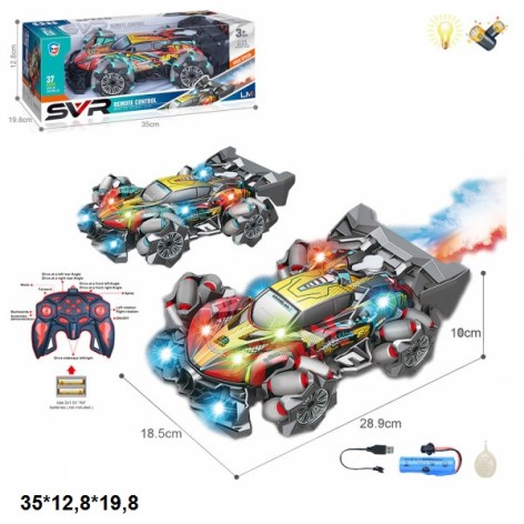 Радіокерована легкова машинка LM258-140 акум. світ. дим. дрифт. 2 кол 35*12,8*19,8