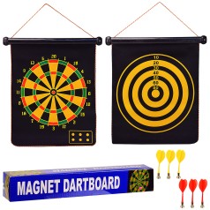 Дартс 15'' магнітний тканевий з 6 дротиками DM1501