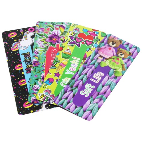 Набор ламинированных закладок "Мишки" (4 шт)