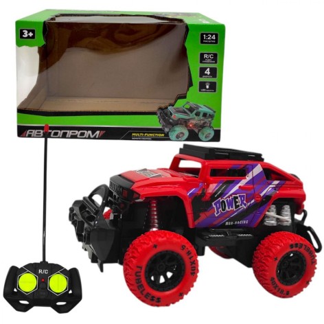 Машина на радиоуправлении "ДЖИП" (КРАСНЫЙ)