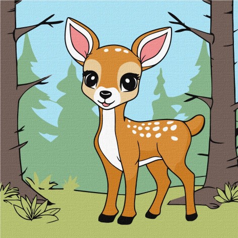 Набор для росписи по номерам для детей КНО6193 