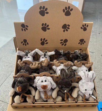 Мягкая игрушка 13 см 4 вида /12/144/12шт в кор.