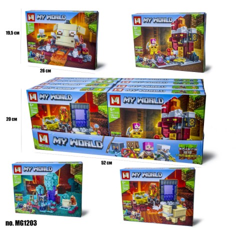 Конструктор МС MG1203 (156-191 дет.) /8/64/8шт в кор.