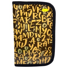 Пенал ламінований "Alphabet" на змійці 1 відділення 19*13 см
