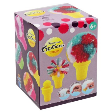 Мягкая игрушка мороженое. цветное