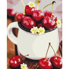 Картина за номерами: Стиглі черешні 40*50 BS53397