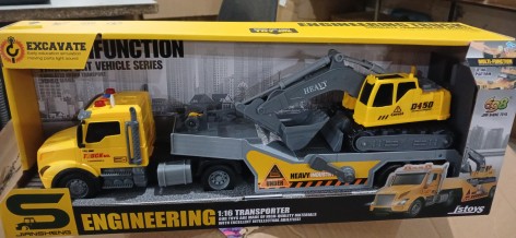 Машина евакуатор інерційна озвучена, зі світлом, в кор.52,5x12,5x18 см YG Toys /18/