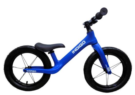 Велобіг Corso Indigo 14`` нейлонова рама, нейлонова вилка, надувні колеса 14’’, в кор.  /1/